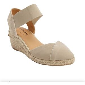 Comfortview Women's Tan Espadrille Wedges